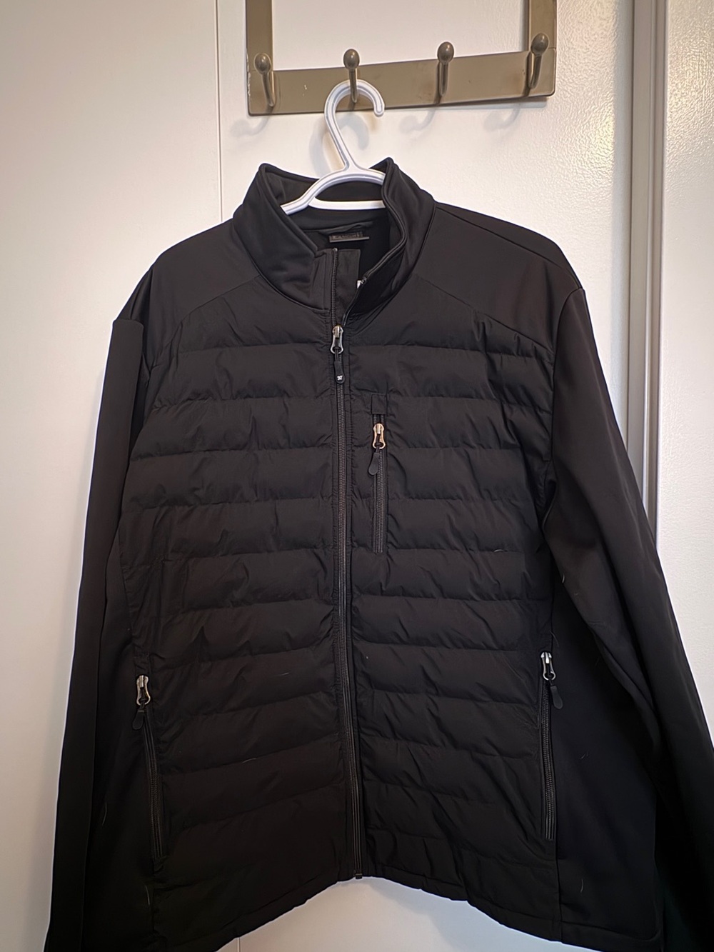32 Degrees Black Quilted Puffer Jacket XL